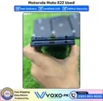 Motorola Moto E22 Price In Pakistan