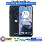 Motorola Moto E22 Price In Pakistan