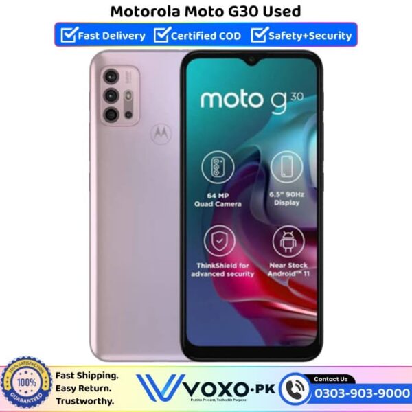 Motorola Moto G30 Price In Pakistan