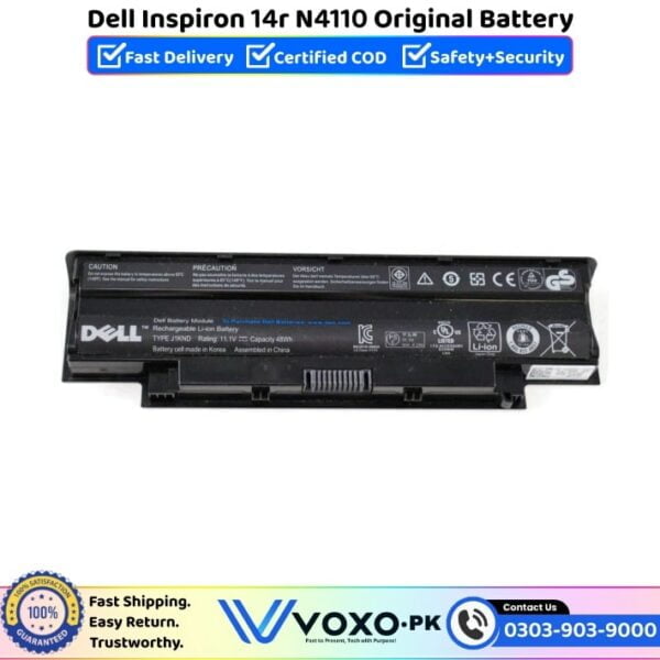 Dell Inspiron 14r N4110 Original Battery Price In Pakistan