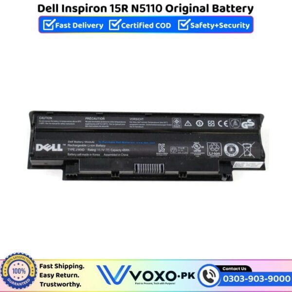Dell Inspiron 15R N5110 Original Battery Price In Pakistan