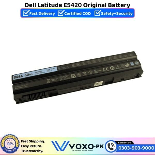 Dell Latitude E5420 Original Battery Price In Pakistan