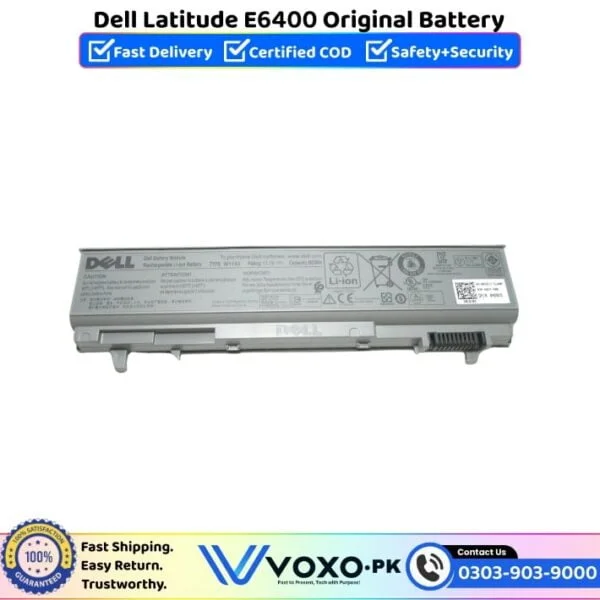 Dell Latitude E6400 Original Battery Price In Pakistan