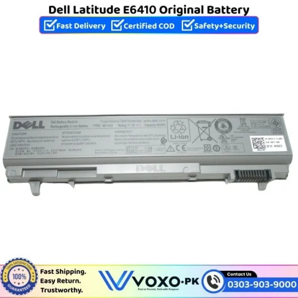 Dell Latitude E6410 Original Battery Price In Pakistan