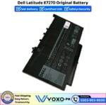 Dell Latitude E7270 Original Battery Price In Pakistan