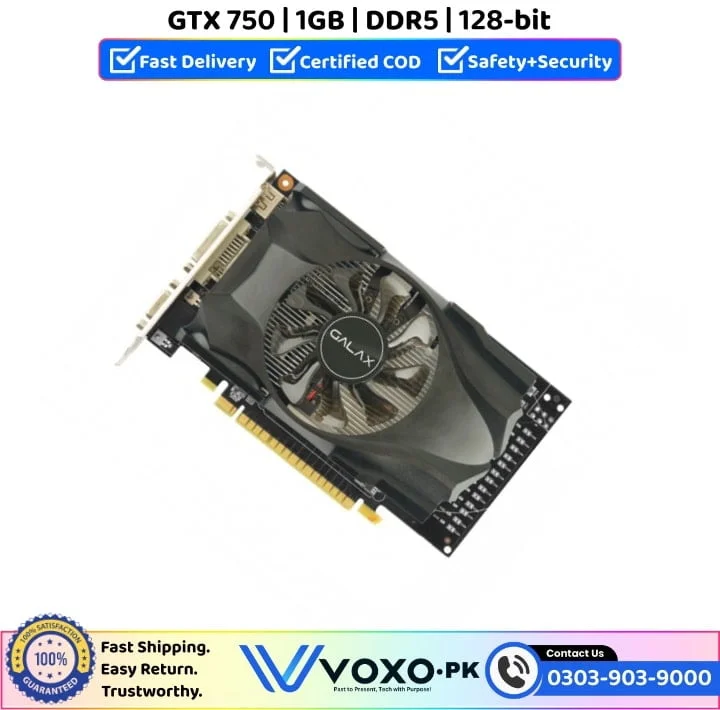 GTX 750 1GB DDR5 128-bit Price In Pakistan