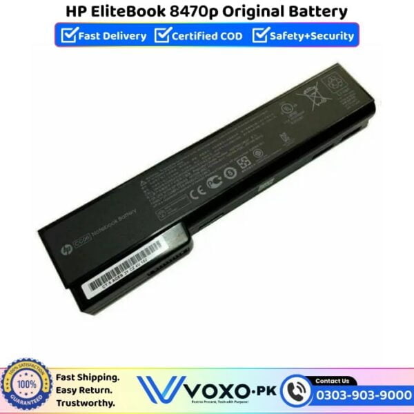 HP EliteBook 8470p Original Battery Price In Pakistan