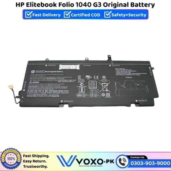 HP Elitebook Folio 1040 G3 Original Battery Price In Pakistan