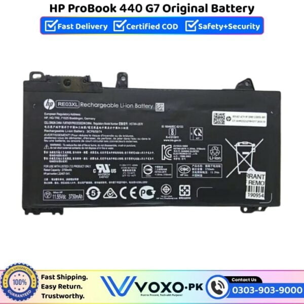 HP ProBook 440 G7 Original Battery Price In Pakistan