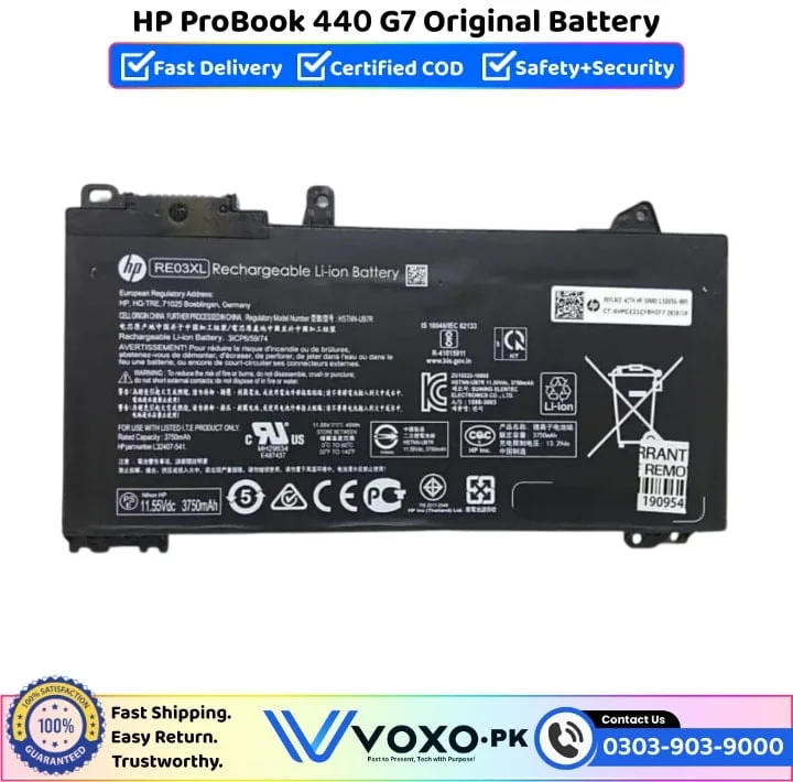 HP ProBook 440 G7 Original Battery Price In Pakistan