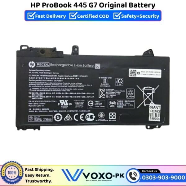HP ProBook 445 G7 Original Battery Price In Pakistan