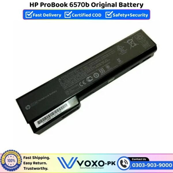 HP ProBook 6570b Original Battery Price In Pakistan