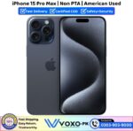 iPhone 15 Pro Max Non PTA Price In Pakistan