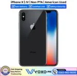 iPhone X JV Price In Pakistan