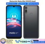 Motorola Moto E6s 2020 Price In Pakistan