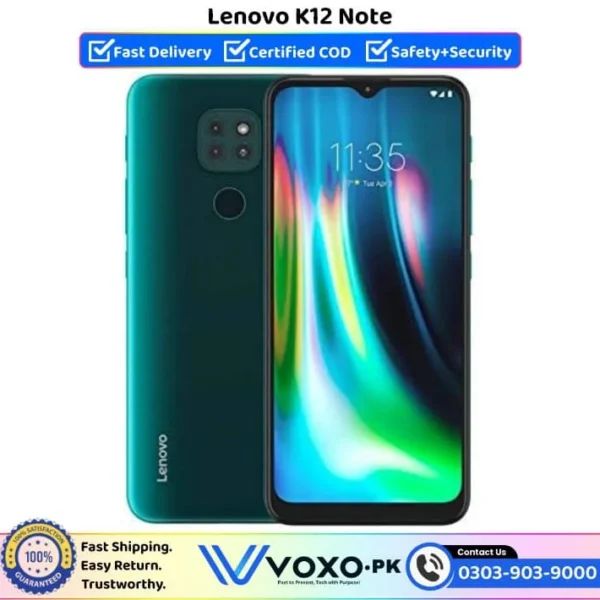 Lenovo K12 Note Price In Pakistan